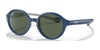 Ray-Ban RJ9075S Sunglasses / Blue On Grey №709671 / Dark Green (3N 12.9%) / Size 37