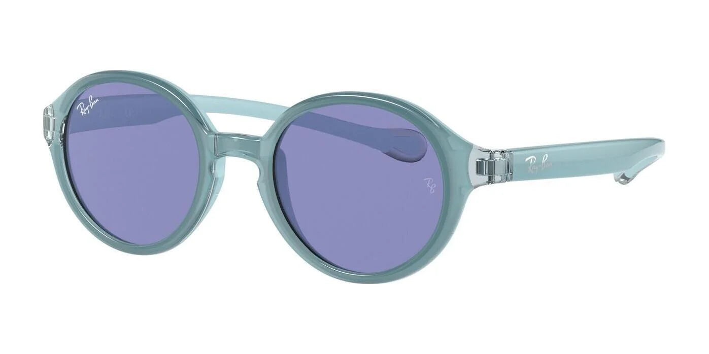 Ray-Ban RJ9075SF Sunglasses Light Blue / Dark Violet