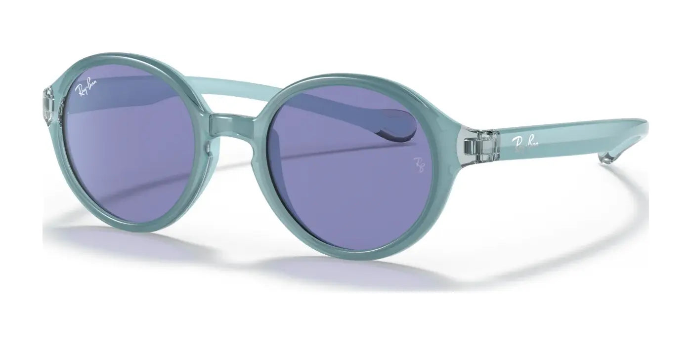 Ray-Ban RJ9075SF Sunglasses Light Blue / Dark Violet