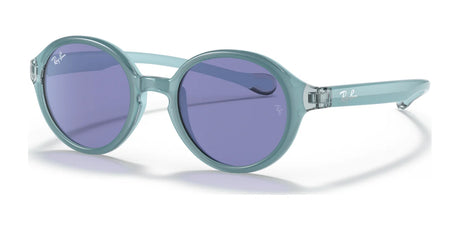 Ray-Ban RJ9075SF Sunglasses Light Blue / Dark Violet