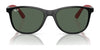 Ray-Ban RJ9077S Sunglasses | Size 49 / Fucsia & Rubber Azzurre №719271 / Dark Green (3N 14.3%)