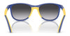 Ray-Ban RJ9077S Sunglasses | Size 49 / Fucsia & Rubber Azzurre №719271 / Dark Green (3N 14.3%)