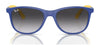Ray-Ban RJ9077S Sunglasses | Size 49 / Fucsia & Rubber Azzurre №719271 / Dark Green (3N 14.3%)