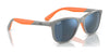 Ray-Ban RJ9077S Sunglasses | Size 49 / Fucsia & Rubber Azzurre №719271 / Dark Green (3N 14.3%)
