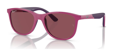 Ray-Ban RJ9077S Sunglasses Fuchsia On Violet / Purple (Polarized)