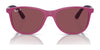 Ray-Ban RJ9077S Sunglasses | Size 49 / Fucsia & Rubber Azzurre №719271 / Dark Green (3N 14.3%)