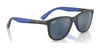 Ray-Ban RJ9077S Sunglasses | Size 49 / Fucsia & Rubber Azzurre №719271 / Dark Green (3N 14.3%)