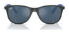 Ray-Ban RJ9077S Sunglasses | Size 49 / Fucsia & Rubber Azzurre №719271 / Dark Green (3N 14.3%)