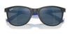 Ray-Ban RJ9077S Sunglasses | Size 49 / Fucsia & Rubber Azzurre №719271 / Dark Green (3N 14.3%)