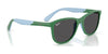 Ray-Ban RJ9077S Sunglasses | Size 49 / Fucsia & Rubber Azzurre №719271 / Dark Green (3N 14.3%)