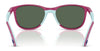 Ray-Ban RJ9077S Sunglasses | Size 49 / Fucsia & Rubber Azzurre №719271 / Dark Green (3N 14.3%)