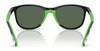 Ray-Ban RJ9077S Sunglasses | Size 49 / Fucsia & Rubber Azzurre №719271 / Dark Green (3N 14.3%)