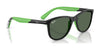 Ray-Ban RJ9077S Sunglasses | Size 49 / Fucsia & Rubber Azzurre №719271 / Dark Green (3N 14.3%)