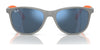 Ray-Ban RJ9077SF Sunglasses | Size 49 / Transparent Blue №719471 / Dark Green (3N 14.3%)