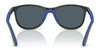 Ray-Ban RJ9077SF Sunglasses | Size 49 / Transparent Blue №719471 / Dark Green (3N 14.3%)