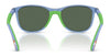 Ray-Ban RJ9077SF Sunglasses | Size 49 / Transparent Blue №719471 / Dark Green (3N 14.3%)