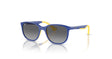 Ray-Ban RJ9078SF Sunglasses Light Blue On Yellow / Grey (Polarized)