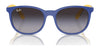 Ray-Ban RJ9079S Sunglasses | Size 49 / Black On Red №713171 / Dark Green (3N 14.3%)
