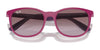 Ray-Ban RJ9079S Sunglasses | Size 49 / Black On Red №713171 / Dark Green (3N 14.3%)