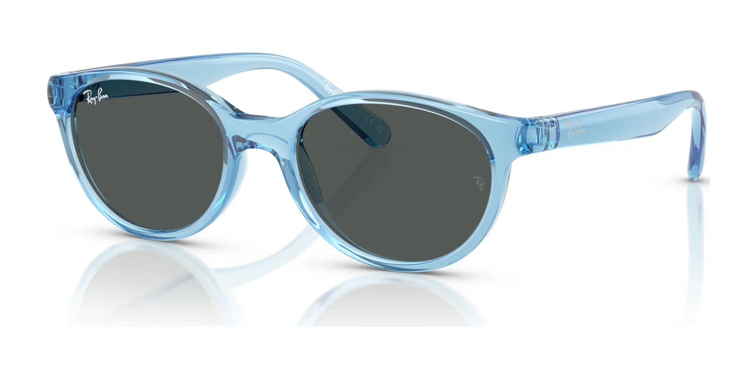 Ray-Ban RJ9080S Sunglasses Transparent Blue / Dark Grey