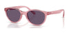 Ray-Ban RJ9080SF Sunglasses | Size 47 / Transparent Pink №71691A / Violet (3N 14.2%)