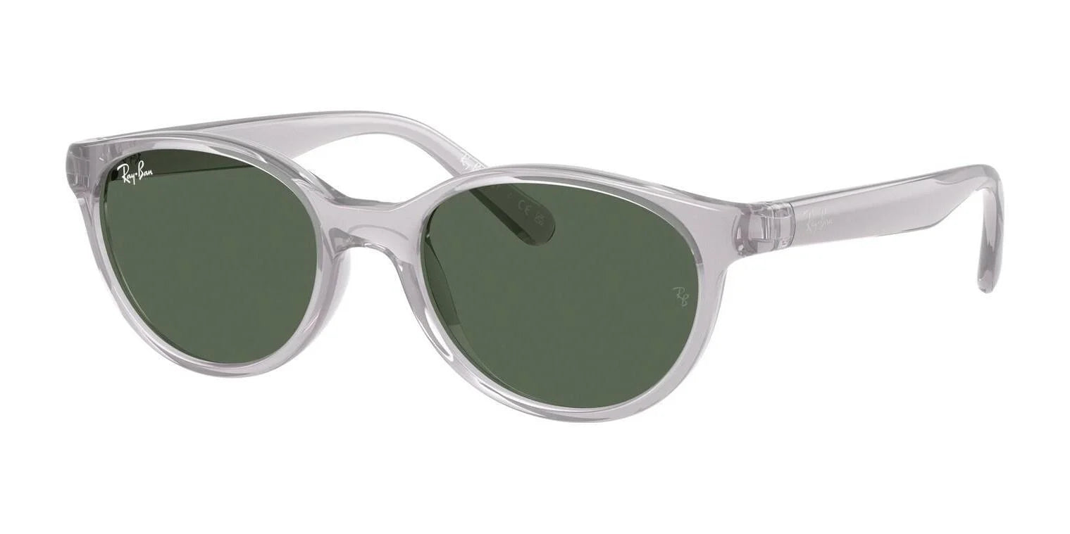 Ray-Ban RJ9080SF Sunglasses Transparent Grey / Dark Green