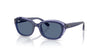 Ray-Ban RJ9081S Sunglasses | Size 48 / Top Violet On Transparent Violet №715980 / Dark Blue (3N 15.2%)