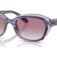 Striped Violet On Transparent Violet №71748G