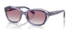 Ray-Ban RJ9081S Sunglasses | Size 48 / Striped Violet On Transparent Violet №71748G / Grey Gradient Violet (2N 23.8%)