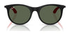 Ray-Ban RJ9082S Sunglasses | Size 47 / Matte Black №718371 / Dark Green (3N 12.9%)