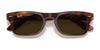 Ray-Ban JUNIOR BURBANK RJ9083S Sunglasses | Size 45 / Striped Havana №710373 / Dark Brown (3N 13.5%)