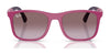 Ray-Ban RJ9084S Sunglasses | Size 47 / Grey On Rubber Blue №715155 / Dark Blue Mirror Blue (3N 11.8%)