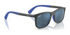 Ray-Ban RJ9084S Sunglasses | Size 47 / Grey On Rubber Blue №715155 / Dark Blue Mirror Blue (3N 11.8%)