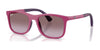 Ray-Ban RJ9084SF Sunglasses | Size 47 / Fucsia On Rubber Vuolet №71498H / Gradient Violet (2N 19.1%)