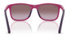 Ray-Ban RJ9084SF Sunglasses | Size 47 / Black On Rubber Red №713171 / Dark Green (3N 14.3%)