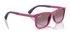 Ray-Ban RJ9084SF Sunglasses | Size 47 / Black On Rubber Red №713171 / Dark Green (3N 14.3%)