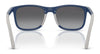 Ray-Ban RJ9084SF Sunglasses | Size 47 / Black On Rubber Red №713171 / Dark Green (3N 14.3%)