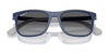 Ray-Ban RJ9084SF Sunglasses | Size 47 / Black On Rubber Red №713171 / Dark Green (3N 14.3%)