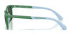 Ray-Ban RJ9084SF Sunglasses | Size 47 / Black On Rubber Red №713171 / Dark Green (3N 14.3%)