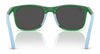 Ray-Ban RJ9084SF Sunglasses | Size 47 / Black On Rubber Red №713171 / Dark Green (3N 14.3%)