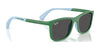 Ray-Ban RJ9084SF Sunglasses | Size 47 / Black On Rubber Red №713171 / Dark Green (3N 14.3%)