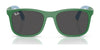 Ray-Ban RJ9084SF Sunglasses | Size 47 / Black On Rubber Red №713171 / Dark Green (3N 14.3%)