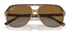 Ray-Ban JUNIOR BILL RJ9096S Sunglasses / Havana On Transparent Brown №7152T5 / Brown/Grey (Polarized) (2P 19%) / Size 49