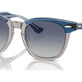 Top Dark Blue & Brown & Light Grey №71554L