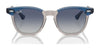 Ray-Ban RJ9098S Sunglasses | Size 45 / Top Dark Blue & Brown & Light Grey №71554L / Grey/Blue (2N 25%)