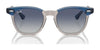 Ray-Ban RJ9098SF Sunglasses | Size 47 / Top Dark Blue & Brown & Light Grey №71554L / Grey/Blue (2N 25%)