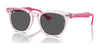 Ray-Ban RJ9098SF Sunglasses | Size 47 / Transparent Pink №716487 / Dark Grey (3N 11%)