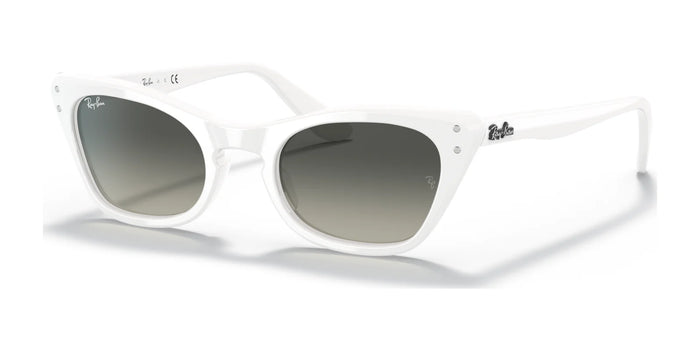 Ray-Ban MISS BURBANK RJ9099S Sunglasses | Size 43 / White №116/11 / Grey Gradient (3N 15.2%)