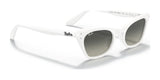 Ray-Ban MISS BURBANK RJ9099S Sunglasses, size 45, offer stylish UV protection with dark lenses and a logo on the side, perfect for youthful eyes.