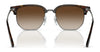 Ray-Ban JUNIOR NEW CLUBMASTER RJ9116S Sunglasses | Size 47 / Opal Pink On Gold №715680 / Dark Blue (3N 15.3%)